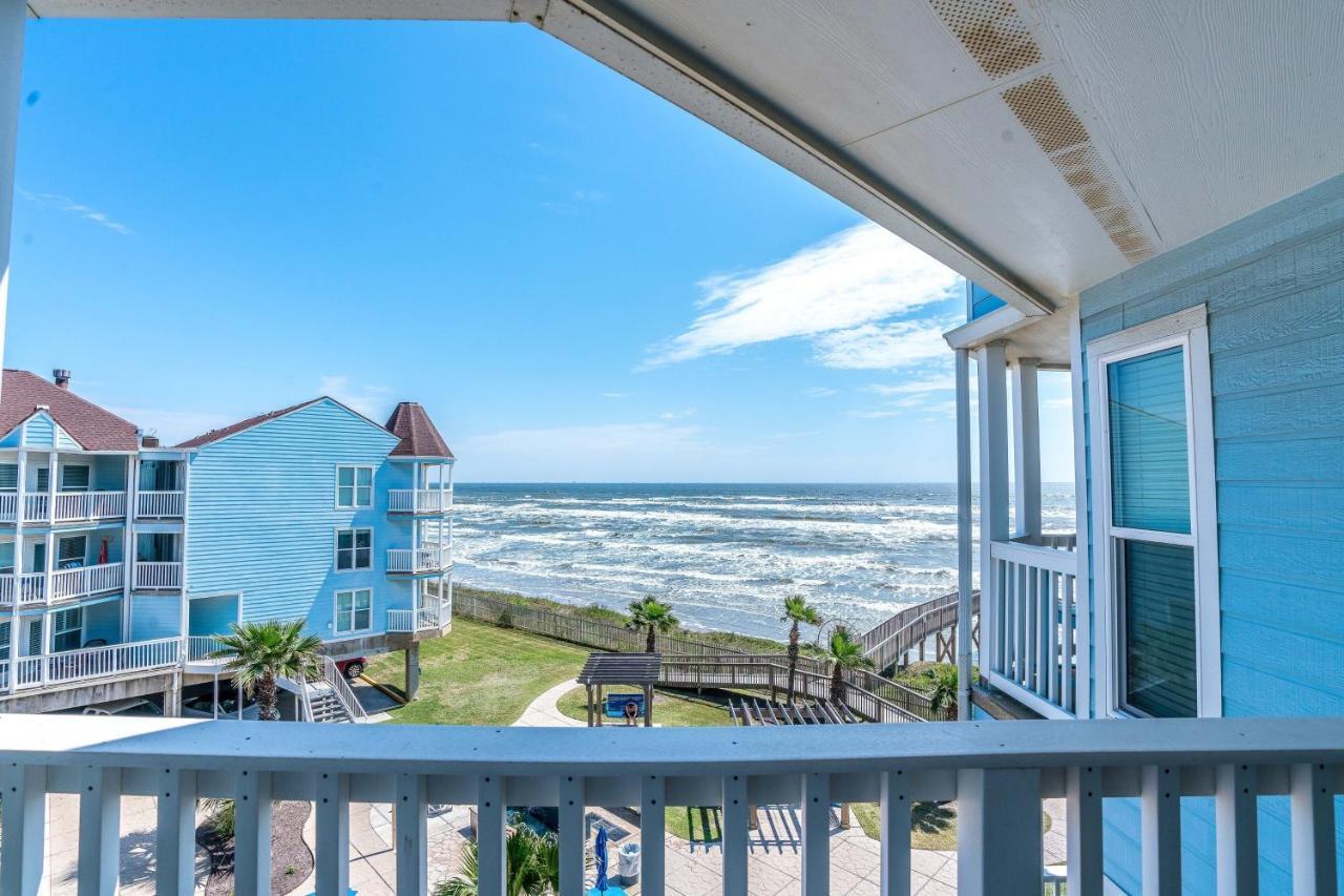 Steps To Pool And Beachamazing Views From Two Balconies Galveston Esterno foto
